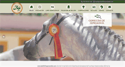 Desktop Screenshot of caballohispanoarabe.com